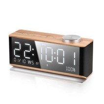 브리츠 BA-MK21 Plus 블루투스 스피커 무드등 탁상시계 휴대용 캠핑 라디오, 블랙색상