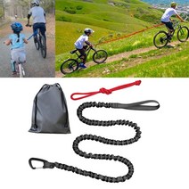 자전거트롤리 토픽트레일러 bike tow rope for kids mtb trailer, 검은색