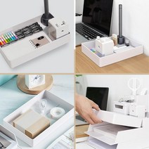 책상위 서랍 필기구 클립정리 소품 보관함 펜꽂이 결제도장 메모지 꾸미기 집게, 상세페이지 참조