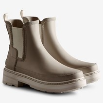 헌터 여성 숏 레인부츠 장화 리파인드 스티치 디테일 첼시부츠