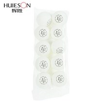 테니스볼카트 Huieson 10 개/갑 ABS 플라스틱 탁구 공 훈련 3 별 40 mm 신소재, [02] WHITE