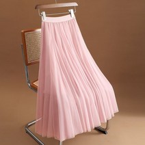 봄여름 롱 샤스커트 데일리 플레어