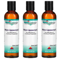 뉴트리콜로지 마이크로 리포조말 비타민c 120ml 액상 3개 고함량 고용량 아스코르빈산, 1개, 120mlX3