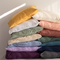 호텔식 고밀도 순면 60수 자루형 베개커버(50x70)-14color