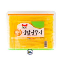일가집 김밥단무지 3kg 김밥재료 업소용