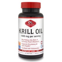 올림피안랩스 크릴 오일 1000mg 소프트젤 글루텐 프리, 60개입, 1개, 60정