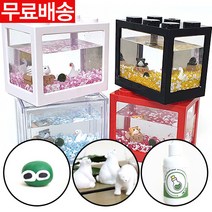 국산정품 블럭 어항 대크기 마리모 키우기, 레드블럭[오션]