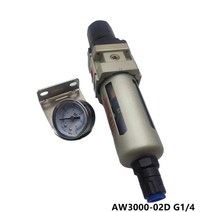 유량 조절 밸브 aw2000-02 3000-0203d 공기 압축기 필터 감압 공기 흐름, aw3000-02d, 섬유 코어