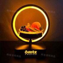 LED쟁반 클럽 홈파티트레이 샴페인 과일 라운지 양주, R