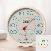 원형 벽걸이 온습도계 화이트 부착형온도계 탁상용온습도계 실내온습도계