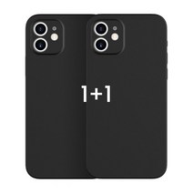제트스킨 1+1 아이폰12시리즈 불투명 블랙 케이스 0.2mm 나노슬림