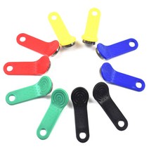 100 개/몫 재기록 RFID RW1990 IButton TM 터치 메모리 복제 키 복사 카드 사우나, random colors