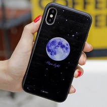 [트라이코]트라이코 갤럭시S10 5G 문라이트 홀로그램 범퍼 폰케이스 G977 JP://JP47EB9E 핸드폰케이스 휴대폰케이스, 보름달 퍼플