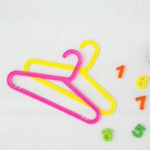 마켓비온라인몰 CONEY 유아 옷걸이 키즈 베이비 옷장 10개세트, 옐로