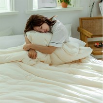 조은자리 겨울 알러지케어 먼지없는 사계절 차렵 이불 부드럽고 포근한 콩이불 SS
