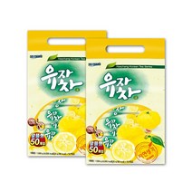 유자차 가루 분말 말린 유자 착즙 사무실차 간식 탕비실 액상차 따뜻한차 2봉