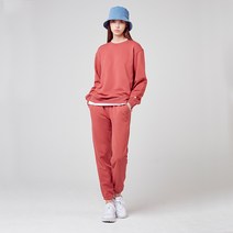 아키클래식[커플 트레이닝복]기본 베이직 깔금한 맨투맨 조거팬츠 트레이닝복 세트