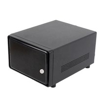 가정용nas nas서버 개인서버 nas하드 2022 새로운 2bays hdd 핫스왑 nas 스토리지 섀시 지원 미니 itx 마더보드 홈 오피스 날짜 스토리지, 150w psu로