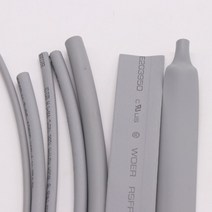 1m 직경 1 2 3 4 5 6 7 8 9 10 12 14 16 20 25 30 40 50 mm 열 수축 튜브 2:1 폴리올레핀 케이블 슬리브 절, 01 Grey_17 20mm x 1 Meter
