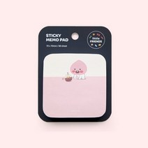 카카오프렌즈 리틀프렌즈 라운드 점착메모지, 리틀 어피치, 12개