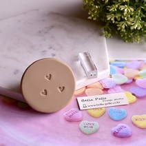 [벨라펠레] 비누도장 투명 아크릴 비누스탬프, 하트-1