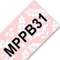 31 색 221 241 Brother P-touch 라벨 프린터 호환 테이프 12mm tze-231 ptd210 pth110 메이커 용, 23 Pink Brocade_01 6mm