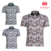 엠바골프 남성 나염 티셔츠 M202MTS012