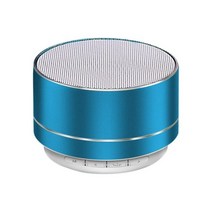 lg 블루투스 누구 스피커 A10 무선 스피커 소형 스틸 건 서브 우퍼 휴대용 미니 기프트 카드 U 디스크 TF 야외, 중국_푸른
