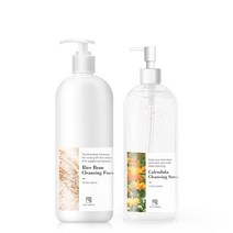 대용량 카렌듈라 클렌징세럼 & 쌀겨 클렌징폼 세트, 단품