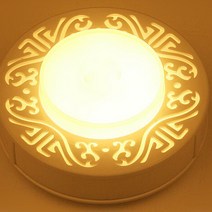 스마트 3인치 led 현관 화장실 건전지 센서등 센스등 무선 재실 감지등 감지 조명