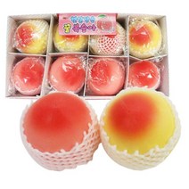 (재고입고) 2000 복숭아 말랑이 주물럭 (8개 1박스), 복숭아말랑이(8개1박스)