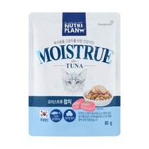 동원 뉴트리플랜 모이스트루 파우치 80g 고양이간식, 참치