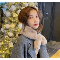 베스트바이서울 샤이닝 인조퍼 머플러 목도리 4종