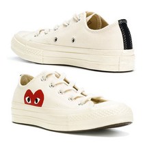 편집샵 드럭스 꼼데가르송 꼼데가르송 23SS 남성 척테일러 컨버스 로우탑 아이보리 AZ-K111-001-2 (P002680301)