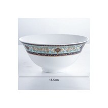 명품식기세트 테이블웨어 집들이 로얄 유럽 클래식 본 차이나 접시 장식 디저트 디너 세라믹 4 인치 그릇 원형 식기 1, 6 inch noodle bowl