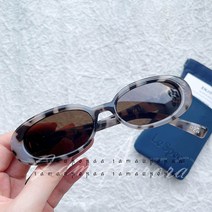 Le Specs 타원형 선글라스 OUTTA LOVE 워크잇 뉴진스 패션 아이템