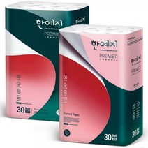 한예지 3겹 데코 고평량 프리미엄화장지 30m 30롤 2pack