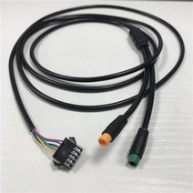 패널에서 Mercane WideWheel 와이드 휠 Kickscooter hoverboard의 컨트롤러 보드로 작동하는 내부 와이어, Single Signal line