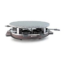 Swissmar 클래식 라클렛 그릴 - 블랙 논스틱 리버서블 8인용 134845
