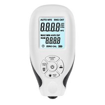 도막측정기 두께 페인트 HW-300PRO 도장 두께 게이지 Fe & 자동차 페인트 코팅 테스터 수동 도구 고, 03 White