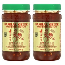 후이퐁 허이펑 삼발 올렉 그라운드 프레쉬 칠리 페이스트 소스 226G 2개