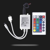 12V-24V용 RGB LED컨트롤러모듈-무선리모컨 세트, 12v 1개