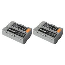 배터리 카메라용 밧데리 AOPULY 2400mAh EN-EL3e EN 디지털 카메라 배터리 Nikon D300S D80 D90 D50 L50, 02 2Battery(Only)