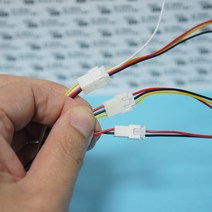 [파츠키츠] XH2.54 26AWG 케이블 커넥터 하네스 연장선 20cm 아두이노, XH2.54-4P 한쌍 (4핀/암수한쌍/20cm)