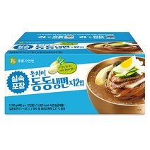 이가자연면 동치미 동동냉면 12개, 480g, 4개