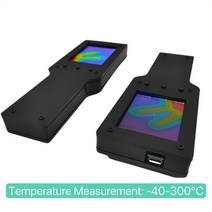 열화상카메라 휴대용 ir 온도계 2.4 인치 화면 휴대용 적외선 열 해상도 32x24 pcb 회로 산업 테스트, 없음, 한개옵션1