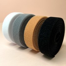 블루몬스터 전선정리 벨크로 타이 책상 케이블 정리, 넓이 2cm x 3M, 화이트