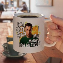미드 빅뱅이론 굿즈 머그컵/ 쉘든 머그컵 The Big Bang Theory 영어공부
