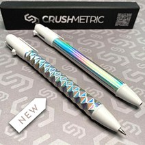 [홍콩 직수입] ^크러쉬메트릭 볼펜(crush metric switch pen) 인싸템 실버/레인보우, 실버