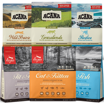 오리젠 아카나 고양이사료 캣앤키튼 식시피쉬 패시피카 와일드프레이리 그래스랜드, 340g, 오리젠 6피쉬 캣